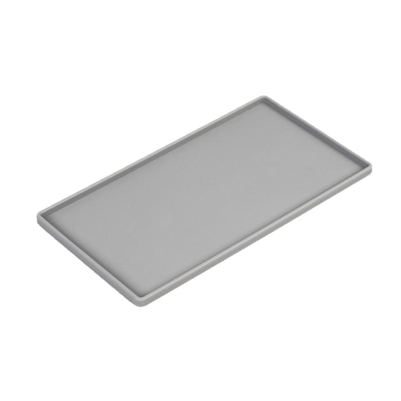Anti-slip Silicone Heat-insulating Mat Square Storage Tray Coffee Tea Coaster Cutlery Holder Bathroom Soap Plate