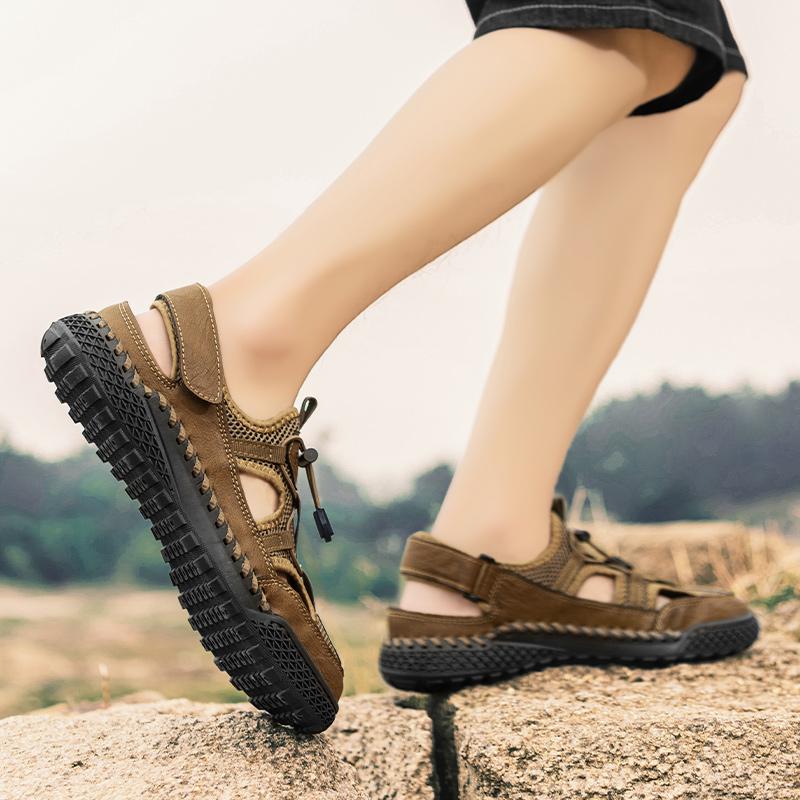38-46 Summer Men's Casual Closed Toe Sandals Womens Large Size Casual Sandals for Men Mens Hiking Sandals