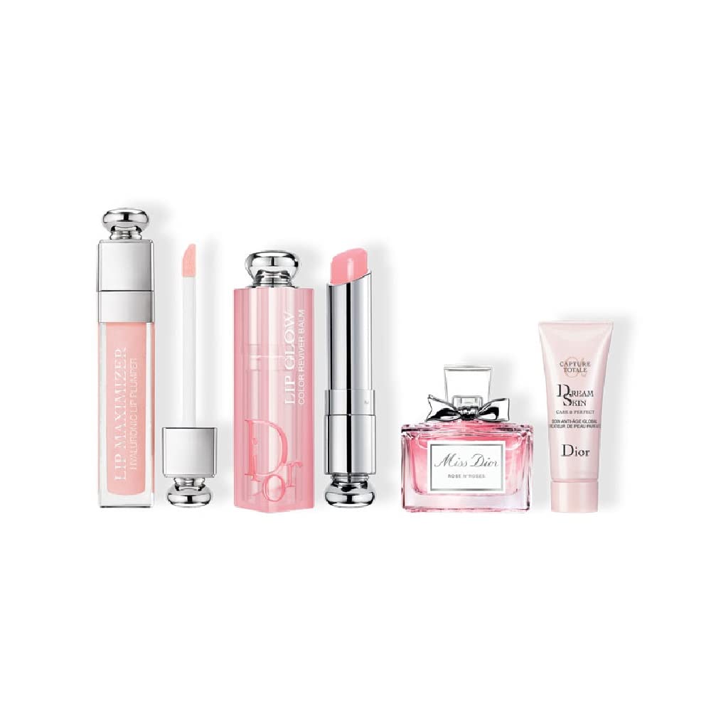 Dior Holiday Offer 2021 Lip Glow Addict Lip Maximizer Capture Total Dream Skin Care Perfect Miss Dior Rose Rose Christmas Coffret Coffret Limited