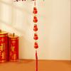 Reusable Small Lantern String Creative New Year Pendant Spring Festival Silk Ball  Living Room