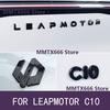 Pour Leapmotor C10 ABS Noir Brillant Emblème de Voiture Autocollant Lettre Guerrier Noir Accessoires de Modification Extérieure