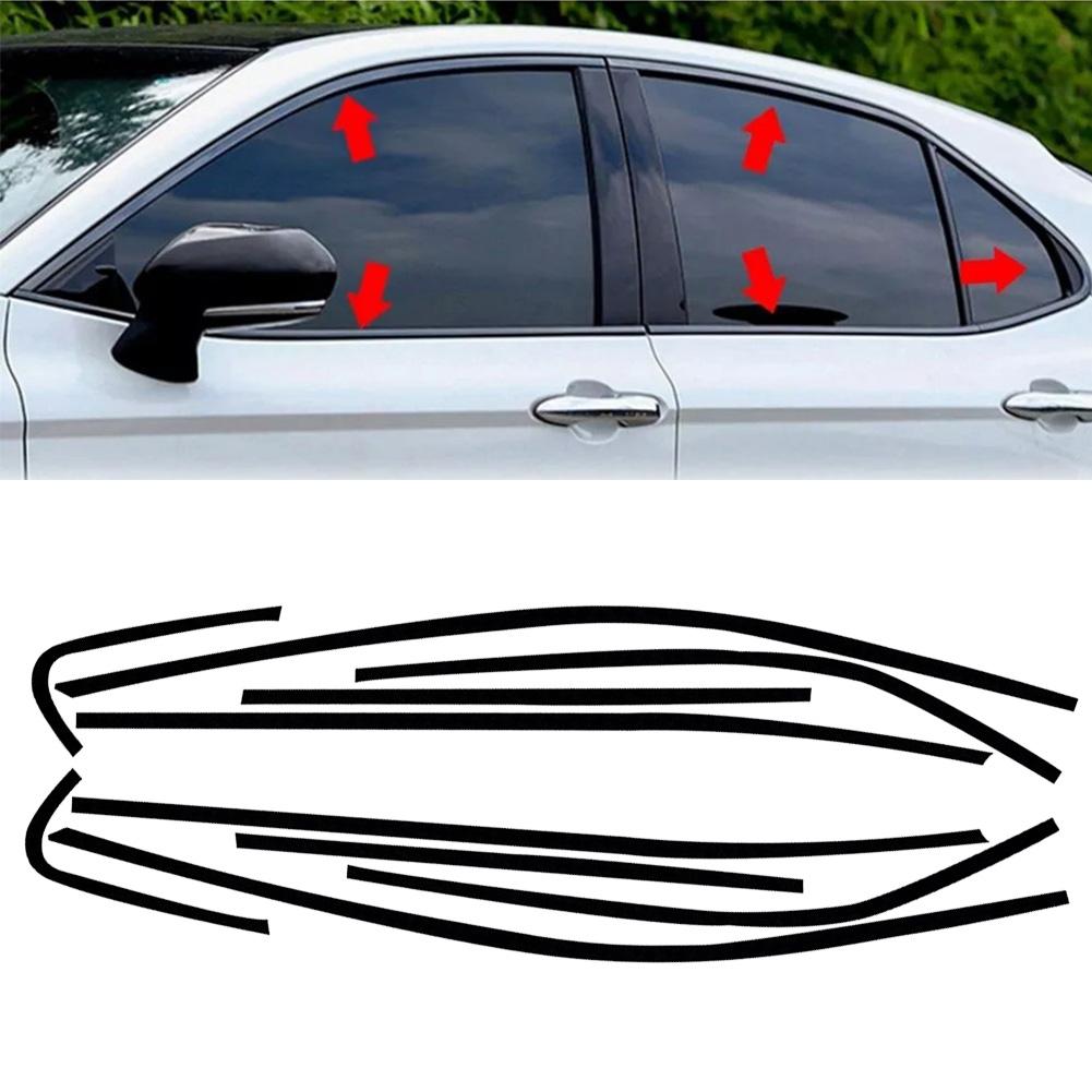 Blackout Stickers Chrome Delete Car Accessory Ethylene Based Material Stickers Blackout Stickers Bright Black Color