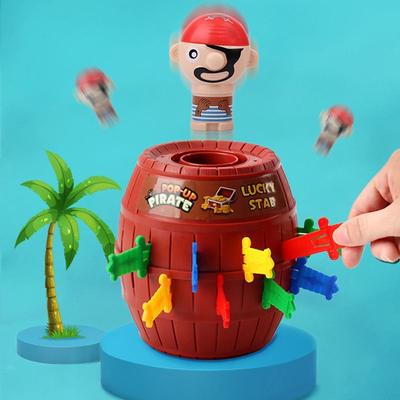 Pirate Board Game Montessori Family Gathering Game Funny Toy Lucky Game Jumping Pirates Board Games Boys and Girls Gift