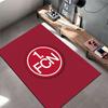 Red Carpet with 1. FCN Logo suitable as a non-slip mat for the living room or bedroom sofa