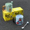 SpongeBob Schwammkopf Tintenfisch Bruder Tasse Mädchen Hochwertige Keramiktasse Paar Wasserbecher Kinder Geburtstagsgeschenk