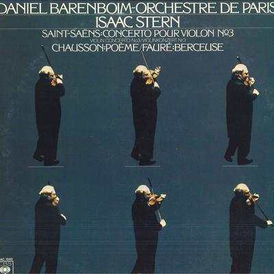 Disque Vinyle ISAAC STERN, DANIEL BARENBOIM, ORCH - Saint-saens: Concerto pour violon n°. 3 20AC1550 CBS SONY 1976 Japon Classique Occasion