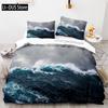 Fish Bedding Set Single Twin Full Queen King Size Marine life Bed Set Aldult Kid Bedroom Duvetcover Sets 3D Anime Kawaii 013