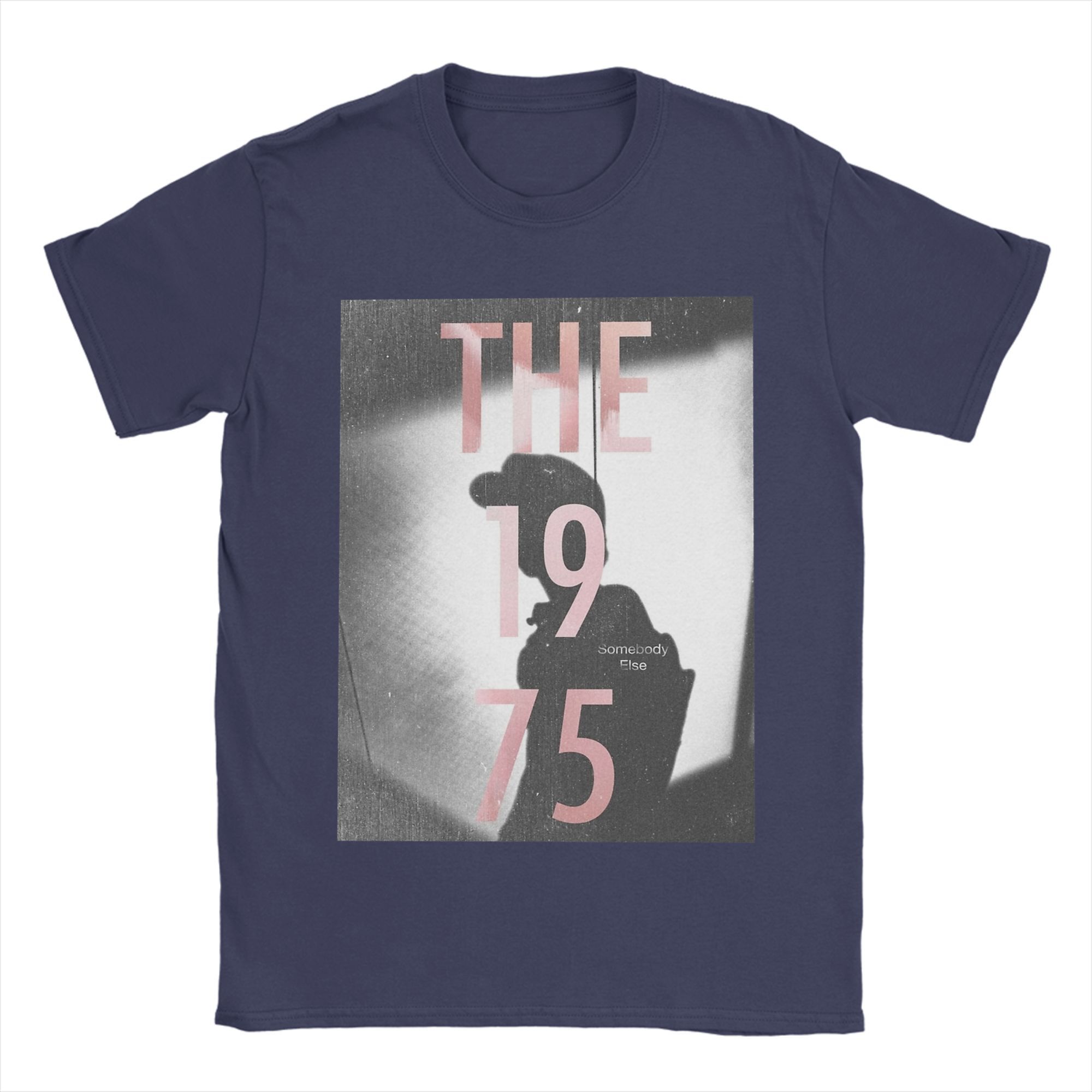 

The 1975 Band Somebody Else T Shirt for Men Pure Cotton Vintage T-Shirt Crew Neck Tee Shirt Short Sleeve Clothing New Arrival 4XL