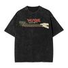 WSQK The Squawk  FM Washed T Shirt Fashion Streetwear for Unisex Women  Hiphop Tee Comfortable Breathable Soft TShirts Cotton