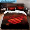 3pcs Athletico Paranaense Printed Bedding Set Duvet Cover Closure Includes 1 Duvet Cover & 2 Pillowcases Bedding Sets Home Decor Gifts