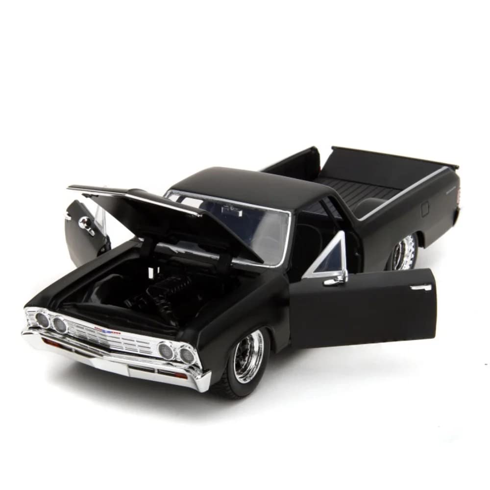 Jada TOYS Fast Furious 10 Chevrolet El Camino 1967 Black F10 Chevy El Camino 34413 1/24 & F&F [Item]