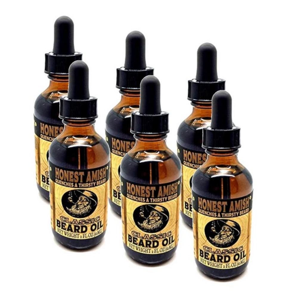 Honest Amish Classic Beard Oil 6 pcs 60ml