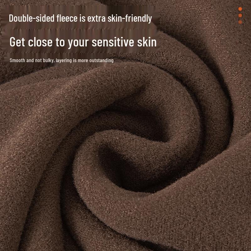 MINISO Men's American Style Half-Zip Baselayer T-Shirt