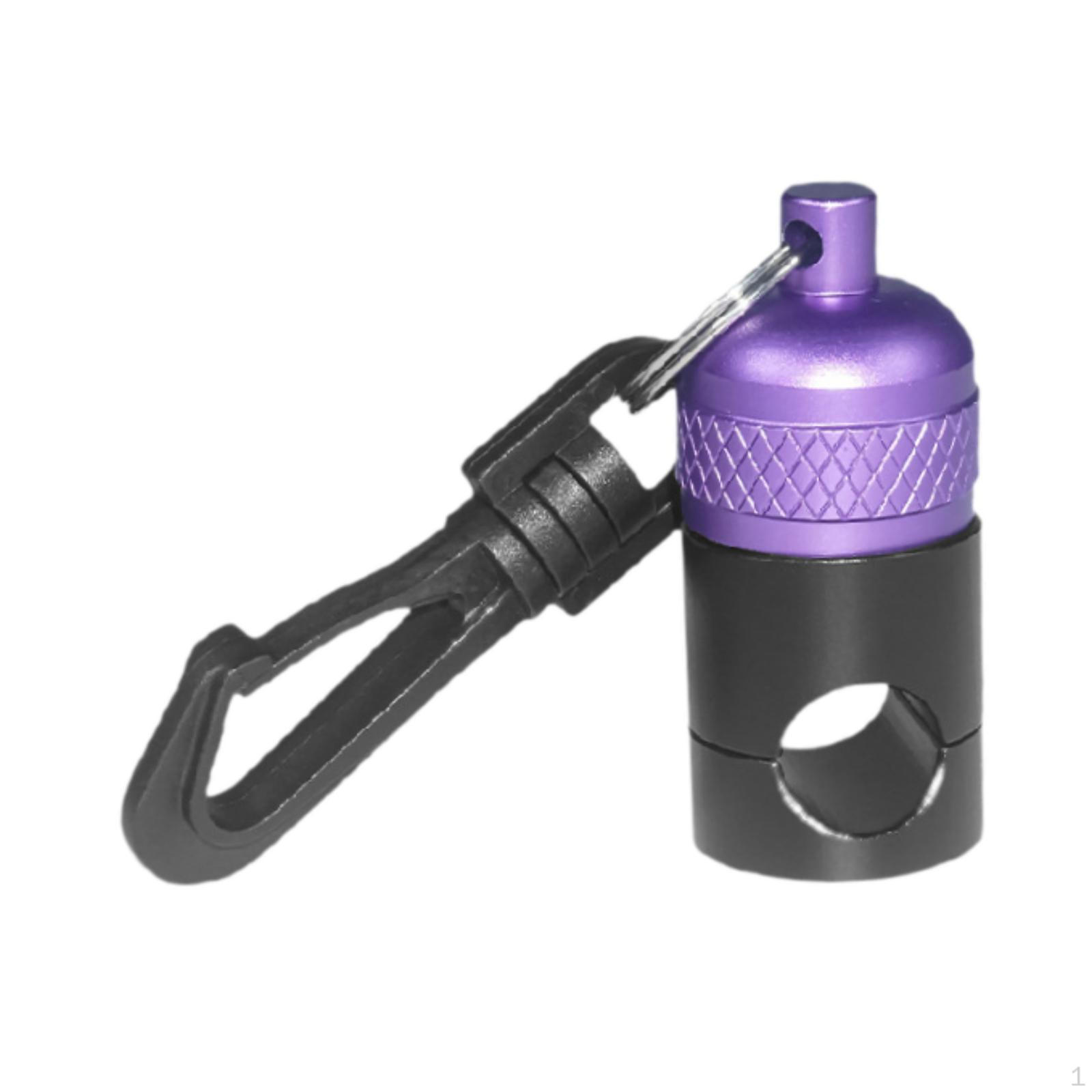 

Зажим для шланга регулятора подводного плавания для удобного крепления фиолетовый