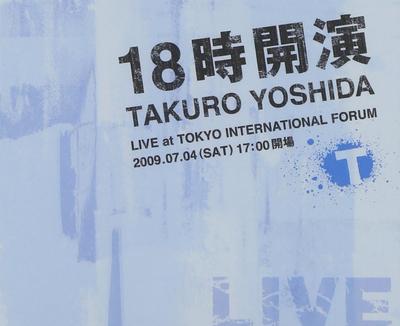 CD TAKURO YOSHIDA - Juhachiji kaien-TAKURO YOSHIDA LIVE AVCD23990 Japan Japanese Pop/Rock Used