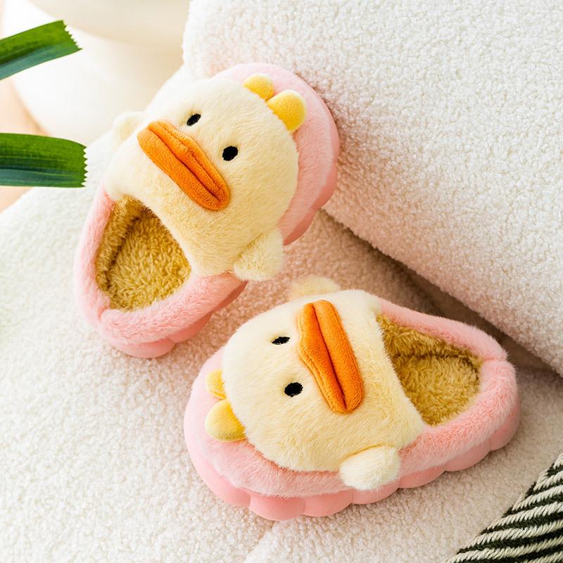 Kinder Winter Neu Indoor Zuhause Rutschfeste Baumwollpantoffeln
