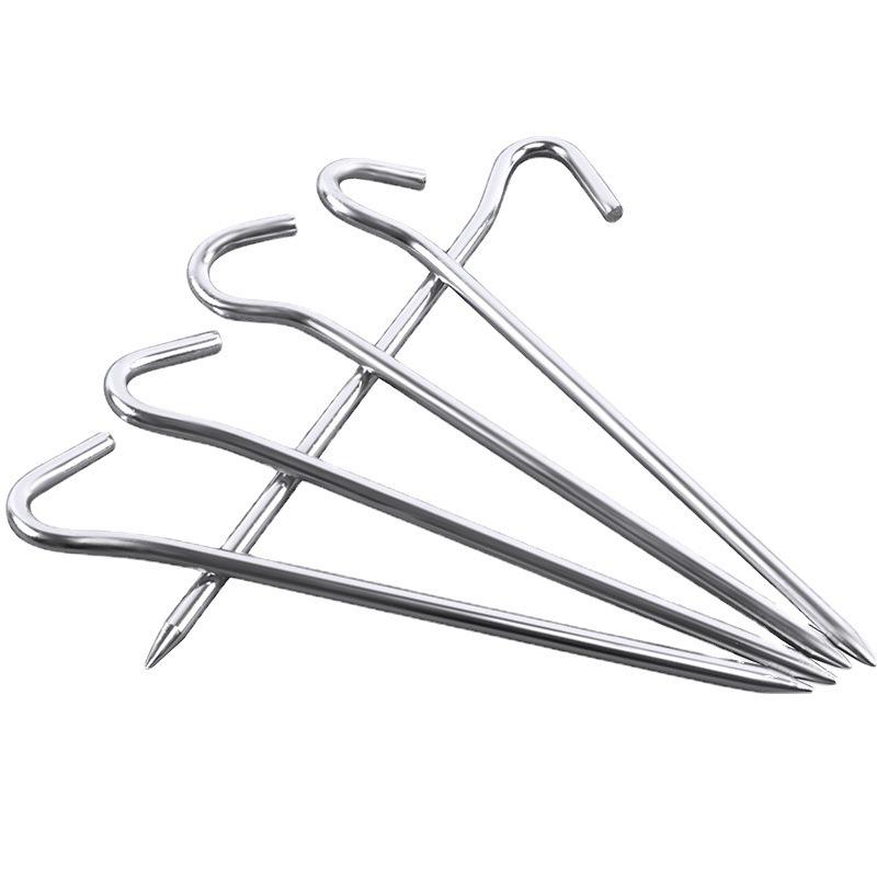 Hexagonal Aluminum Tent Stakes for Camping - Ground Tarp & Mat Accessories
