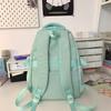 Solid Color Middle School Student Schoolbag Girls Cute Large Capacity Backpack Women Travel Backpack