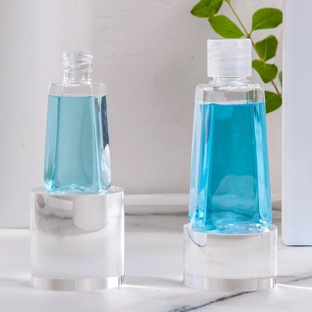 30/60ml Empty Refillable Bottle Flip Cap Hand Sanitizer Gel Dispenser Container