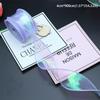 10 Meters/Roll Organza Yarn Ribbon Flower Packaging Material Floral Florist Wrapping Supplies Snow Yarn Ribbon Wave Band