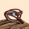 Unisex Folding Round Frame Reading Glasses Luxury Portable Diopter Prescription Eyewear Ultra Light Presbyopia Glasses To +4.0