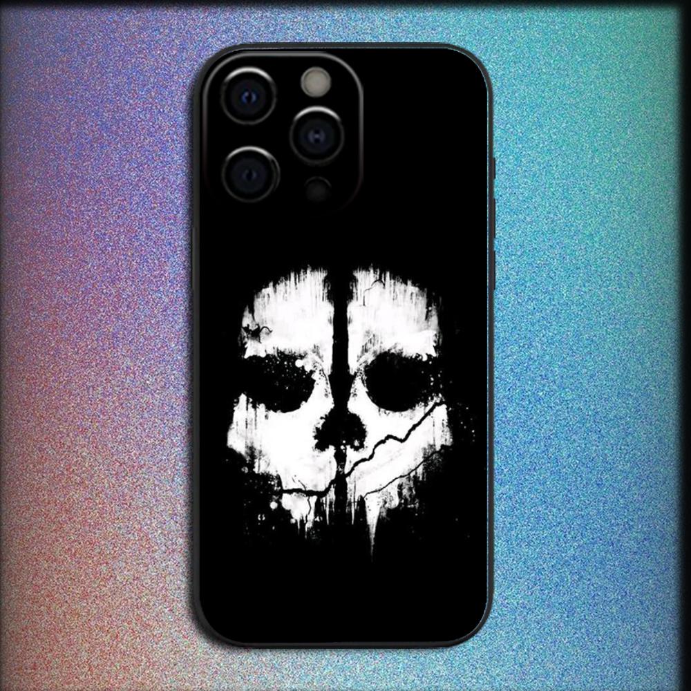 COD Call Of Duty G-Ghost Phone Case For iPhone 16,15,14,13,12,11,Pro,X,XS,Max,XR,Plus,Mini Soft Black Cover