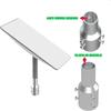 Mast Reducer Joint Socket for Second Generation Satellite Dish, Pipe Adapter Easy Installation Secure Antenna Mounting