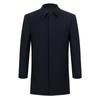 High-end Windbreaker Men's Mid-length Spring and Autumn Middle-aged and Elderly Dad Lapel Casual Coat Business Men's Wool Coat