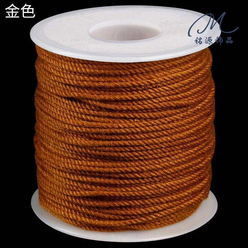 Large Roll Hand Rubbing Cotton Thread Rope Work In Progress Tibetan Play Rope Braided Rope Hemp Thread Pendant Rope Bracelet Rope Fringed Accessories
