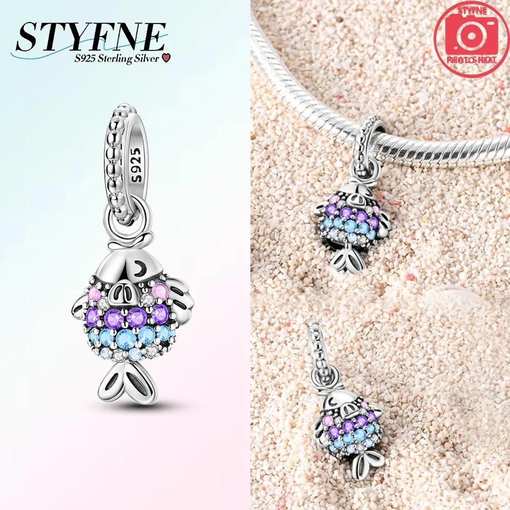 Kupfer Ozean Welt Serie See Oktopus Charms Perlen Clips Sicherheitskette Für Original Armband DIY Schmuckherstellung