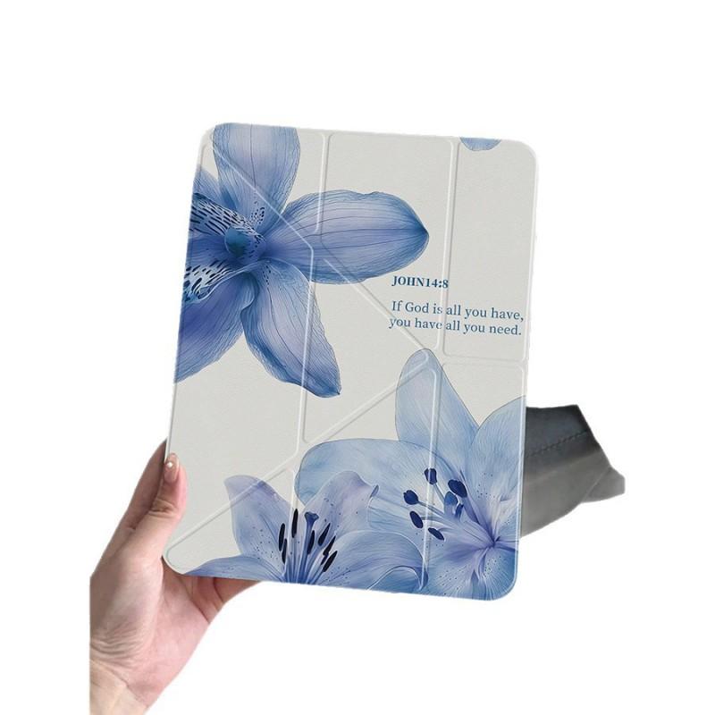 Acrylic Flip Cover Case IPad 10.2 Inch 7th 8th 9th Gen 10 11 Air 5 6 With Stand Magnetic Sleep Wake Anti-Scratch
