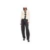 Ganni FW24 Textured Cable Knit Crew Neck Tie Long Sleeve Slim Fit Sweater Women sweater Egret K2412135