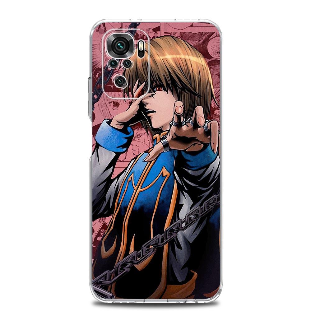 Killua Hunter × Hunter Anime Phone Case For Xiaomi Redmi Note 12 11 9S 9 8 10 Pro Plus 7 8T 9C 9A 8A K40 Gaming Clear Cover