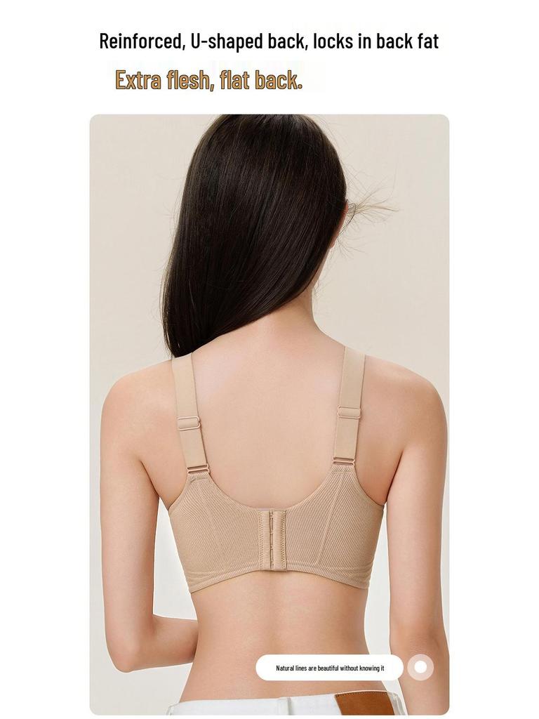Women's Anti-Gravity Lift Bra - Seamless, Breathable, Adjustable, Anti-Sagging, Gathered Fit for Small Busts