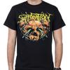 HuUnisex Waste Suffocation Rock Band Graphic Tee  Cotton Round Neck Casual Unisex Tshirt Summer Top