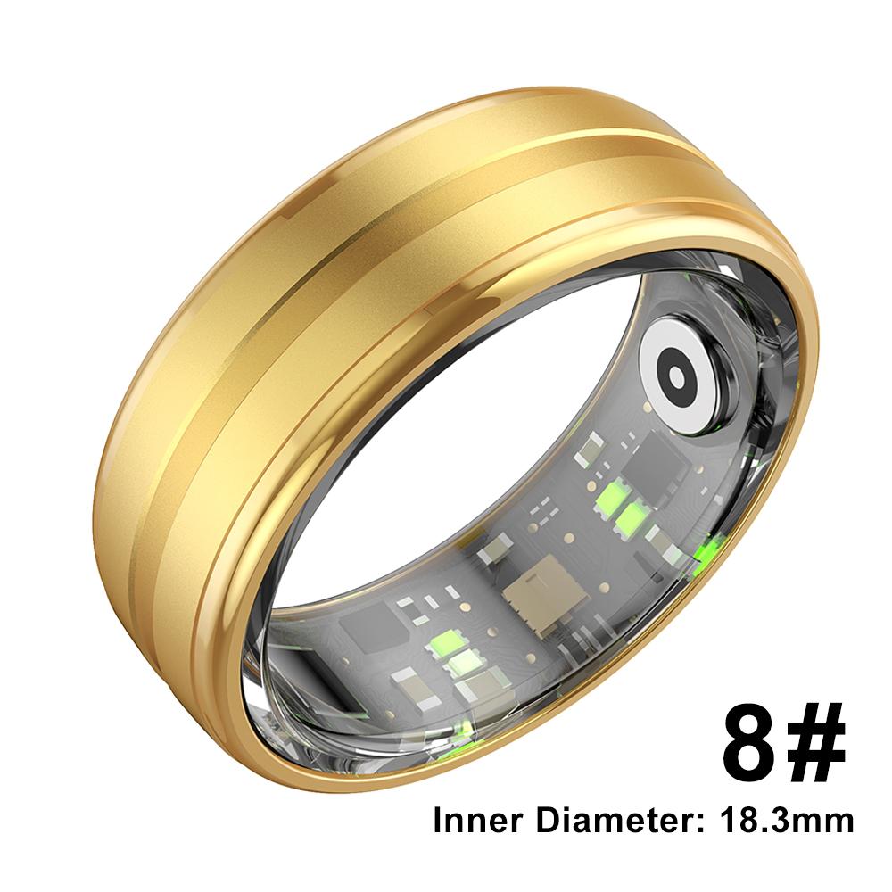 Smart Ring Multi Sport Modi Fitness Tracker 5ATM Wasserdicht Schlaf Blut Sauerstoff Herzfrequenz Überwachung Schritt Zählen Smart Ring
