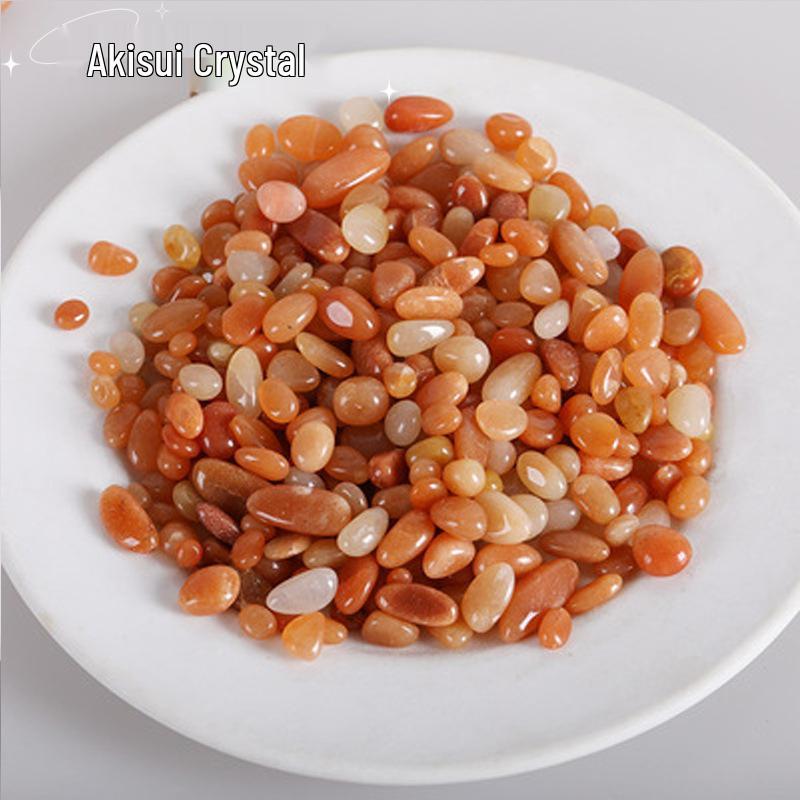 Polished Red Aventurine Stones for Aquariums, Bonsai, Buddha Offerings, and Diffusers