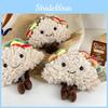 Sweet Plush Sandwich Doll Cute Taco Design Keychain Made With High Quality Cotton Pp