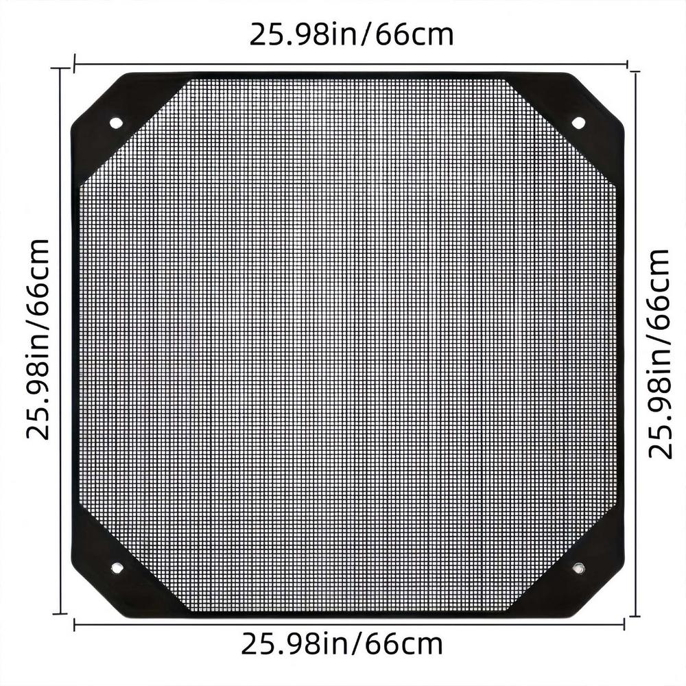 

Outdoor AC Cover Universal Fit PVC Mesh Air Conditioner Cover with Hooks Stops Leaves and Debris