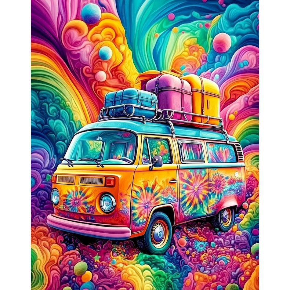 Diamond Painting Kit Completo Abstract Cross Stitch Kits Embroidery Diamond Mosaic Crystal Paint With Diamonds Diy Gift