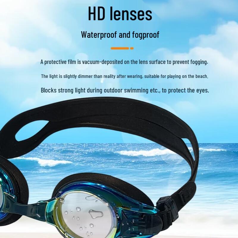 WEZHO Professional Anti-Fog Racing Swimming Goggles