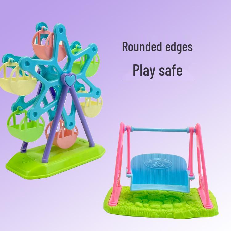 Mini Amusement Park Playset with Kelly Doll & Accessories