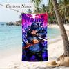 solo leveling Custom Name Printed Beach Towel Personalized Soft Towel For Swimming Beach Travel