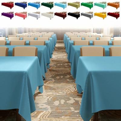 Solid Color Conference Staff  Tablecloth Rectangular High-grade Exhibition Activity Table Cloth Banquet Exhibition Table Skirt