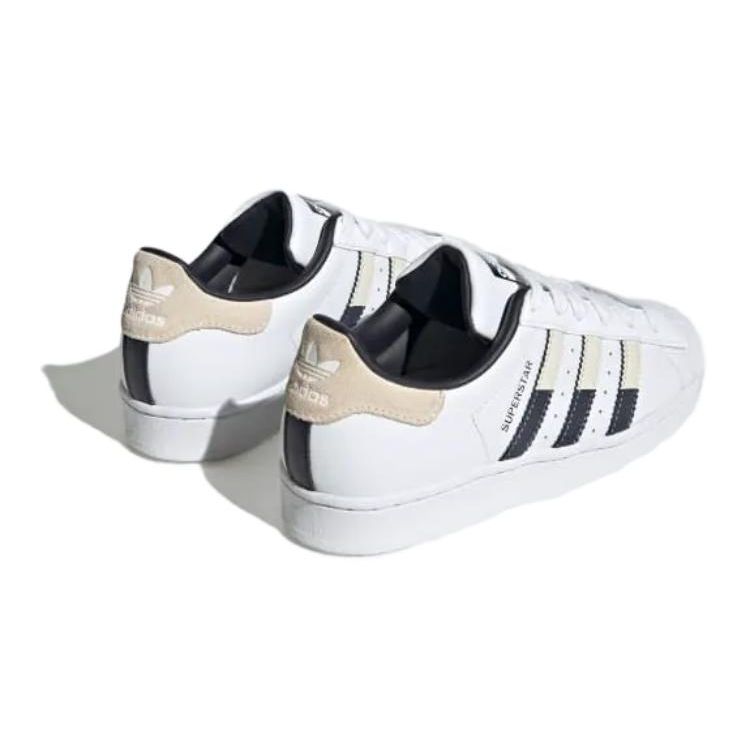 Adidas Originals Superstar Casual Versatile Low-Top Kids Sneakers Kids sneakers Off-White HQ8730