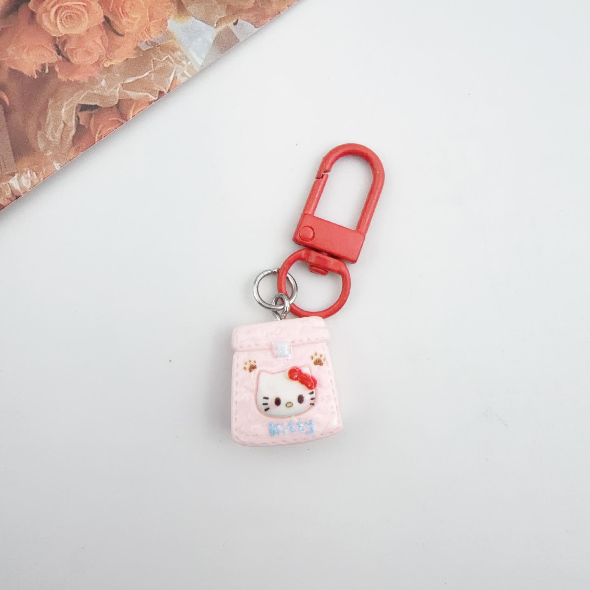 Sanrio Cartoon Trendy Bag Charm: Cute Keychain for Student Backpacks & Couple Gifts