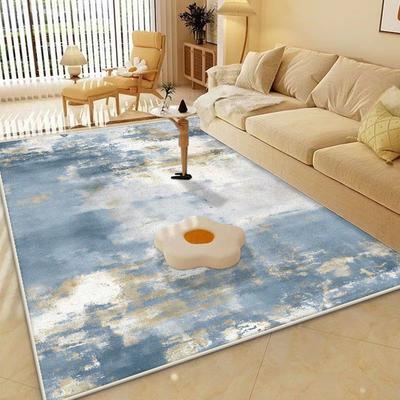 Modern Simple Style Plain Colour Carpet Living Room Non-slip Light Luxury Cute Girl Room Decor Rug Soft Washable Sofa Table Mat