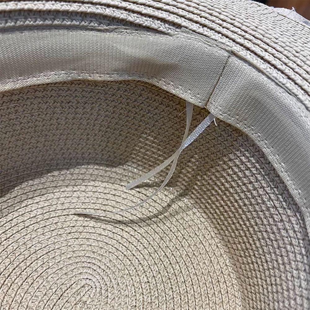 Wide Brim Flat Top Hat Petal Lace Summer Hat New Lace Sun Hat for Beach and Daily Wear
