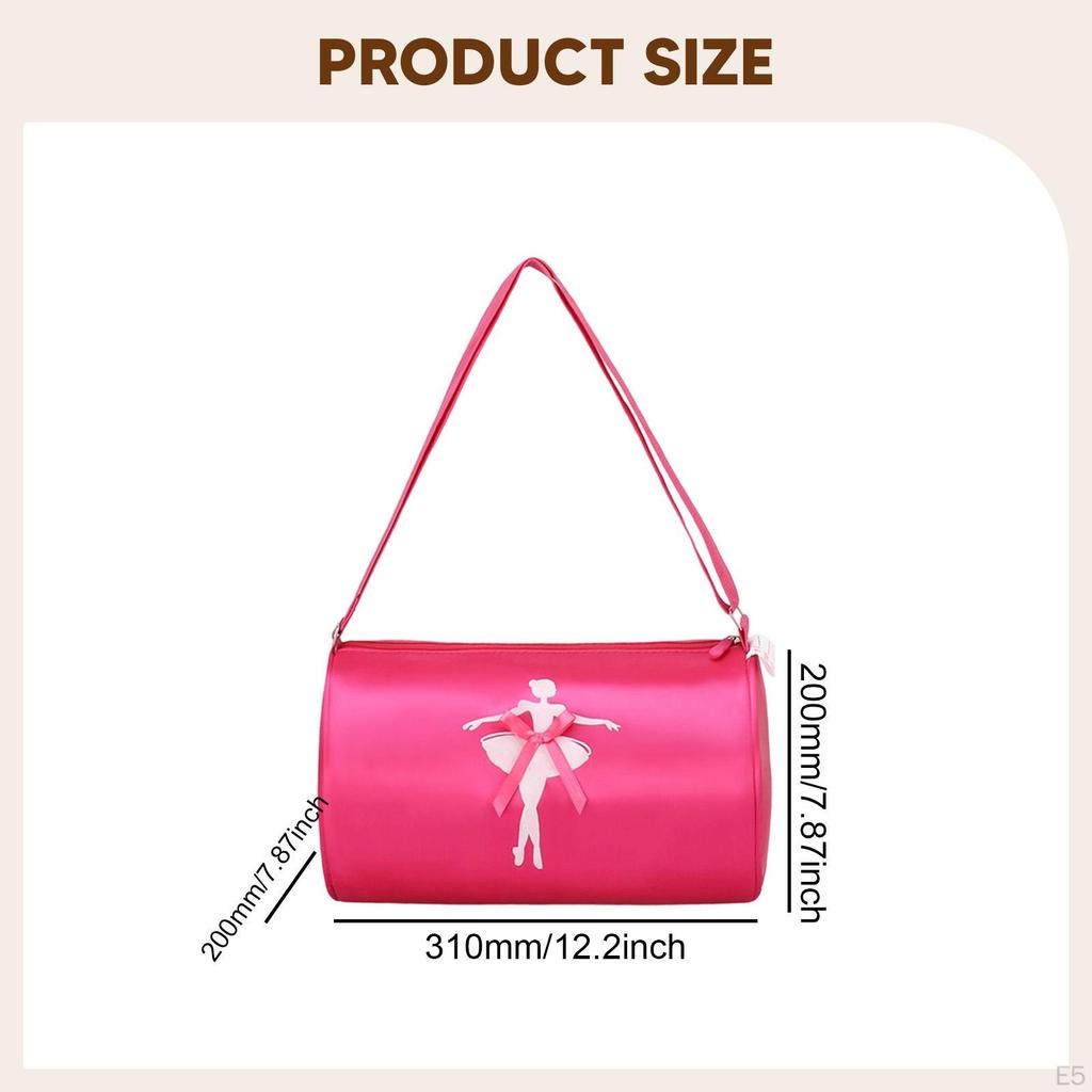 Ballet Dance Bag Adjustable Strap Tutu Dress for Latin Dancing Gymnastics