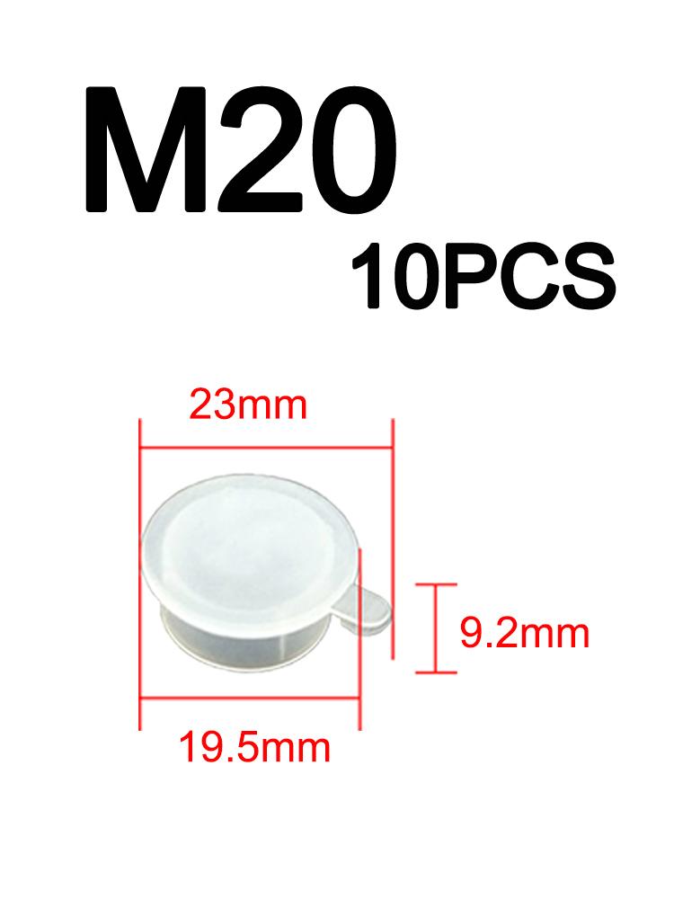 Internal Thread Translucent Plastic Plug Cover Nut Plug, Pipe Plug, Round Plug, Hole Plug Plug, Round Pipe Dust Plug